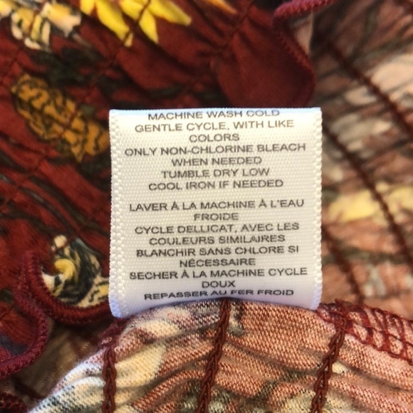 Love, Fire Juniors' Smocked Ruffle-trimmed Top - Picture 10 of 10